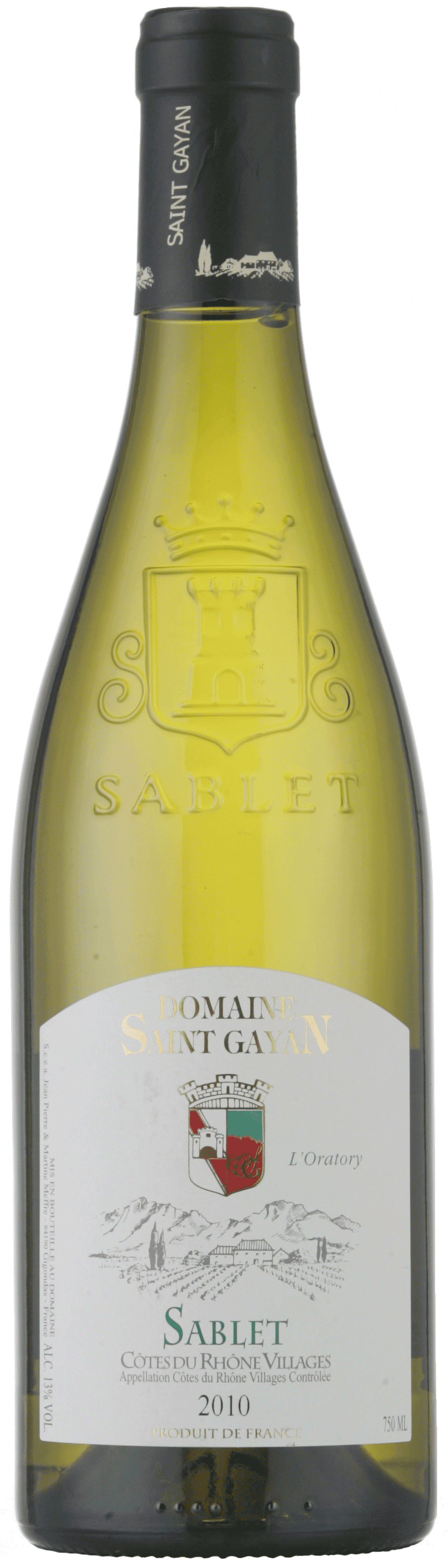 Domaine Saint Gayan Sablet Blanc