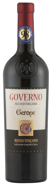 GOVERNO All Uso Rosso Toscano IGT - Gerone italiensk rødvin