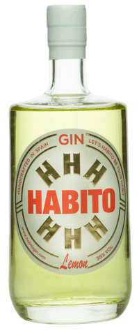 HABITO Gin Lemon - 38 % alkohol, 70 cl.