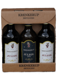 Krenkerup Bryggeri 3-pak juleøl - 3 x flaskeøl i gaveæske á 50 cl.
