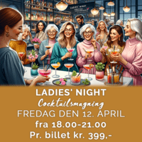 Ladies' Night - Cocktailsmagning med Sprit Bent - fredag den 12. april 2024 fra 18.00-21.00