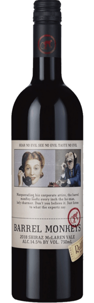 BARREL MONKEYS SHIRAZ - MCLAREN VALE - REDHEADS STUDIO
