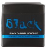 Black Caramel Liquorice - Seasalt Chocolate Coated - Karamel med lys chokolade og havsalt