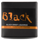 Black Sweet Liquorice - Caramel Chocolate Coated - Sød med karamel chokolade